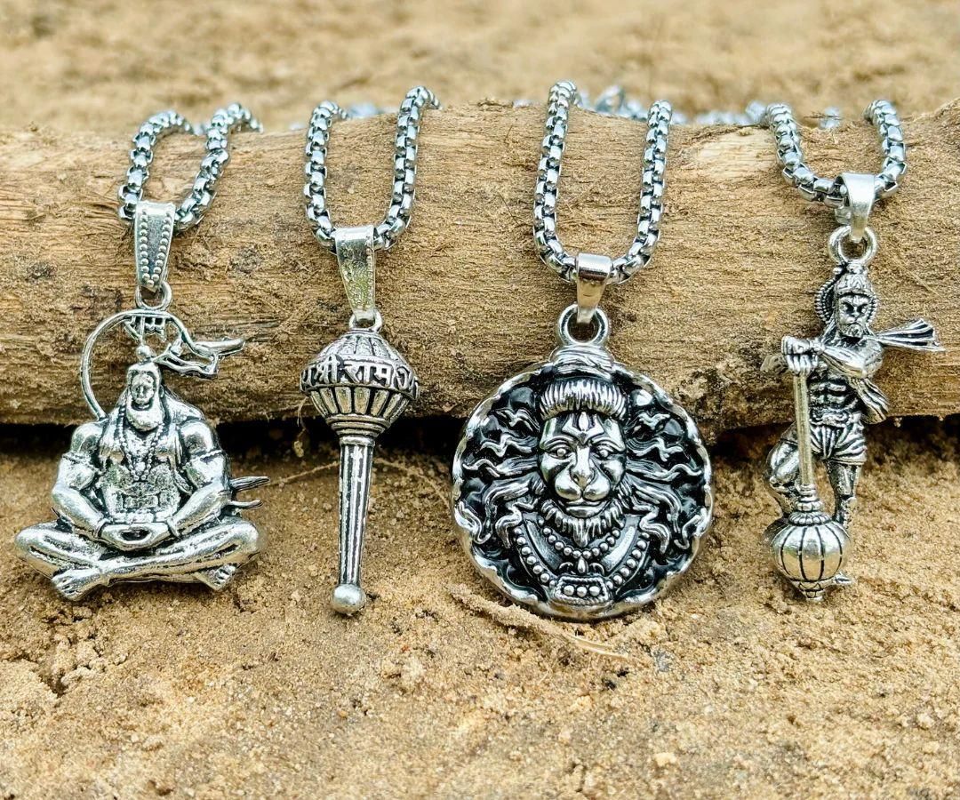 Lord Hanuman Chain With Pendant Buy 1 and get 3 FREE!