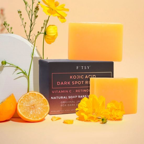 Turmeric Kojic Acid Soap Bar (Pack of 2)