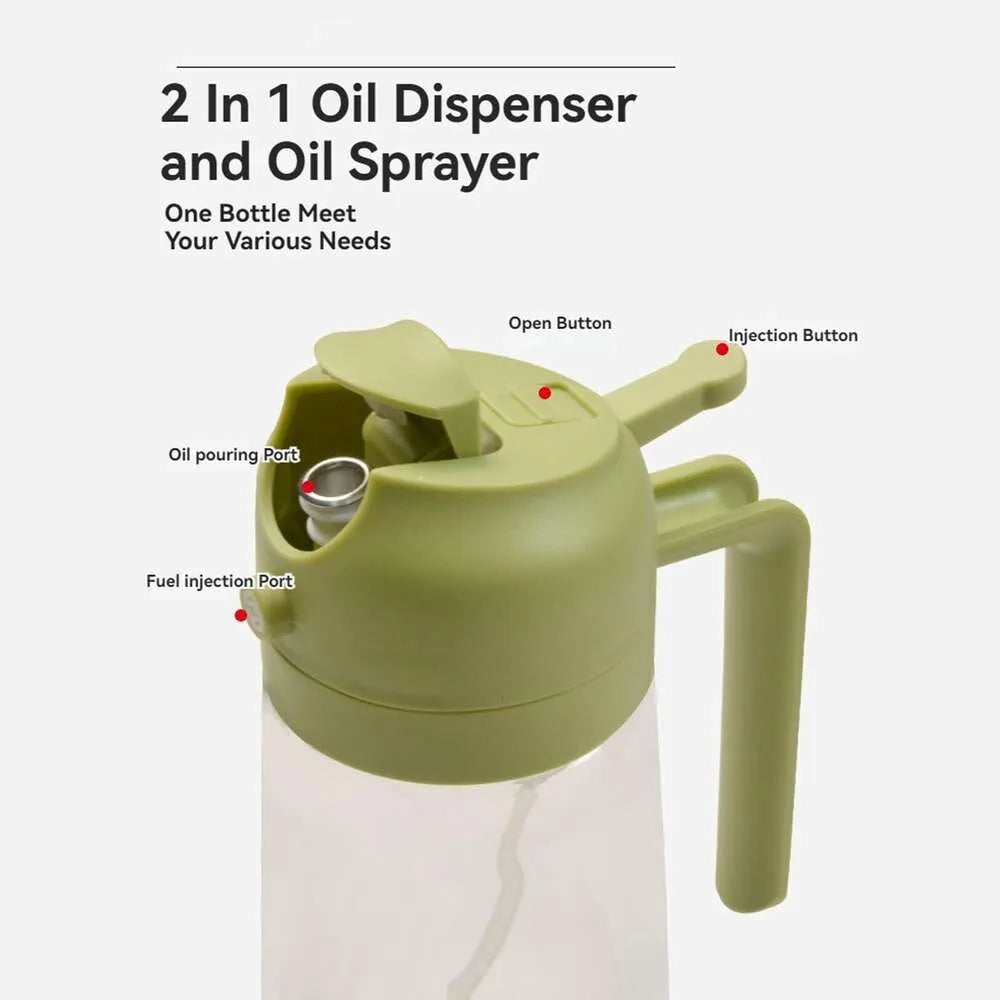 Premium Glass Oil Dispenser Spray